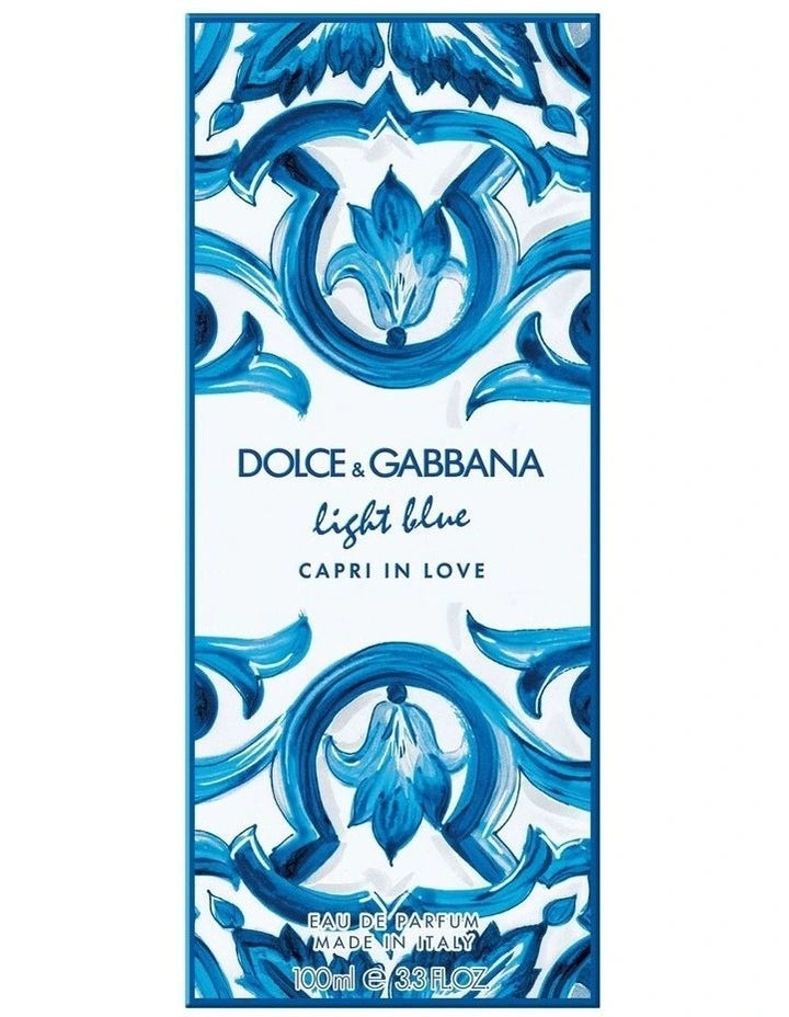 D&G Light Blue Capri In Love