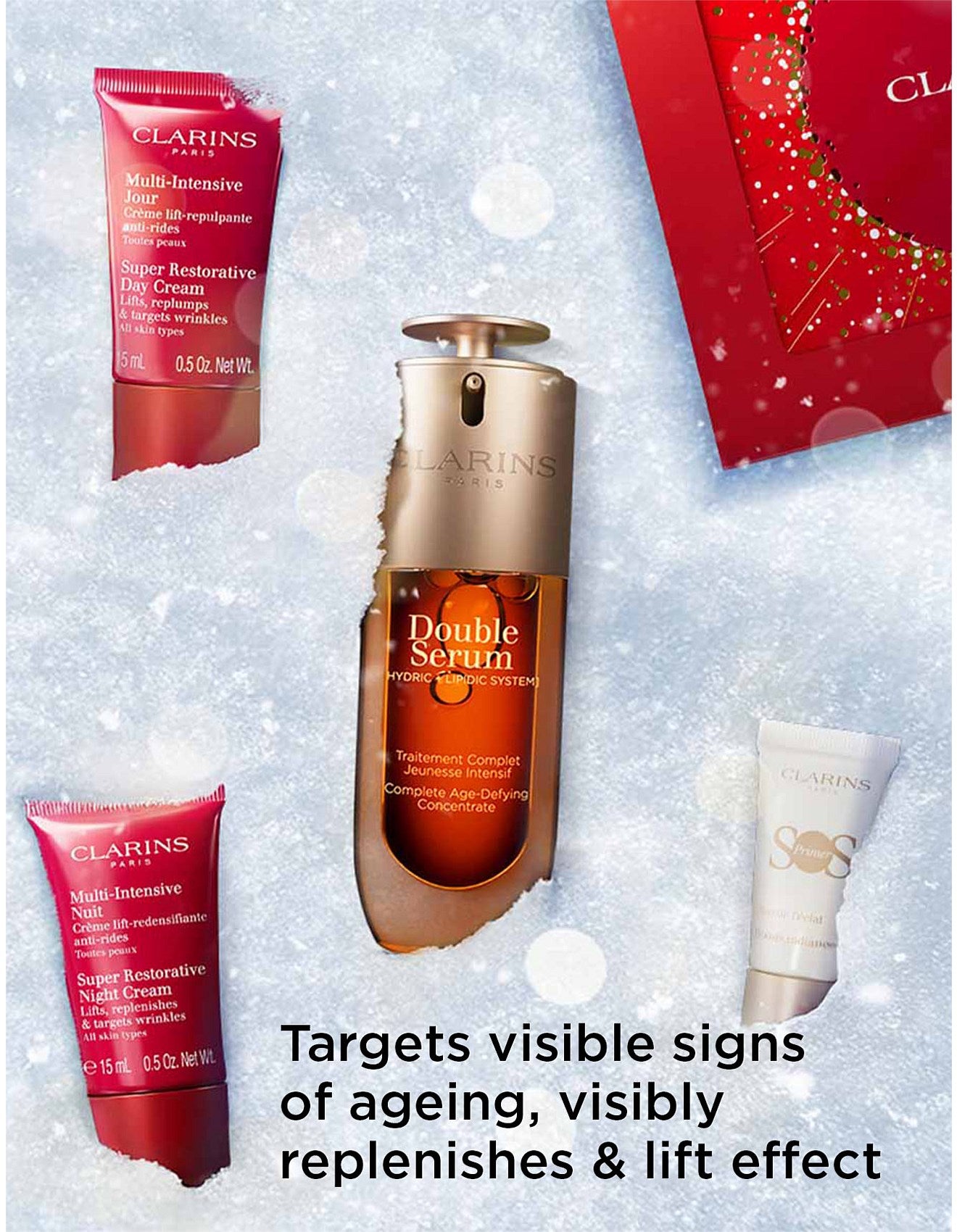 Clarins Double Serum & Super Restorative Collection Xmas 25