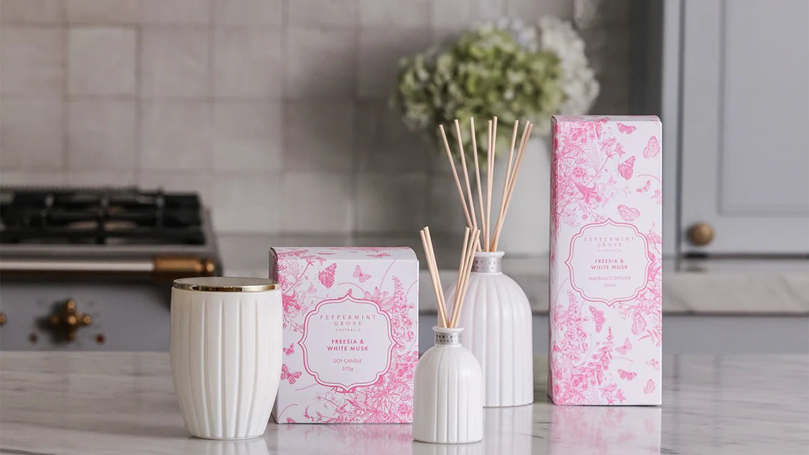 Peppermint Grove - Peppermint Grove Freesia & Musk Soy Candle Mothers Day 2024 - The Beauty Shop - 9349228006700