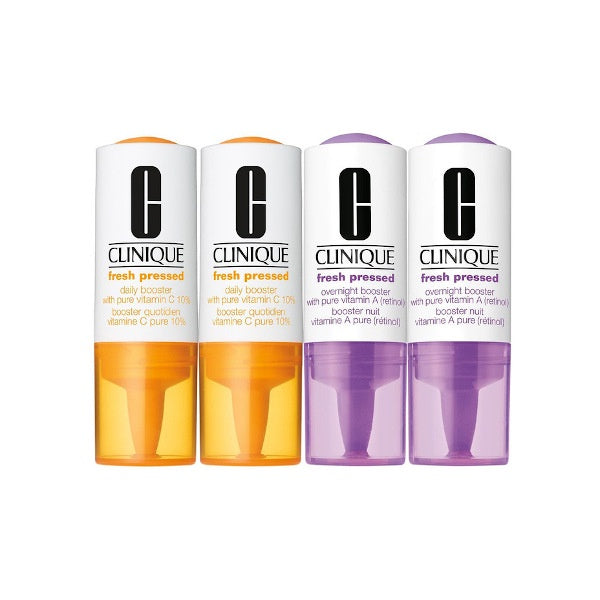 Pressed Clinical Daily and Overnight Boosters With Pure Vitamin C 10% + A (Retinol)