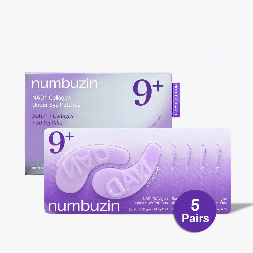 No.9 NAD+ Collagen Under Eye Patches 5 pairs