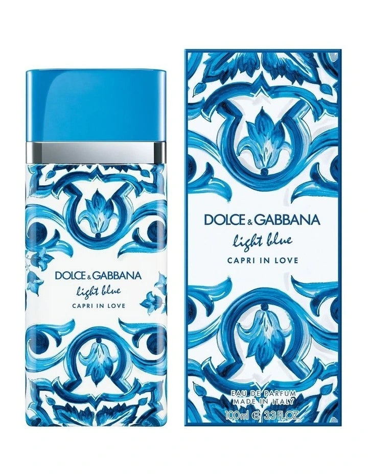 D&G Light Blue Capri In Love