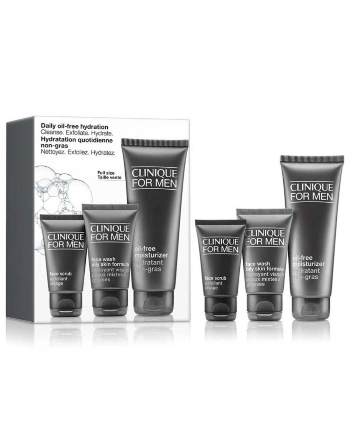 Clinique Daily Oil-Free Hydration Skincare Gift Set For Men