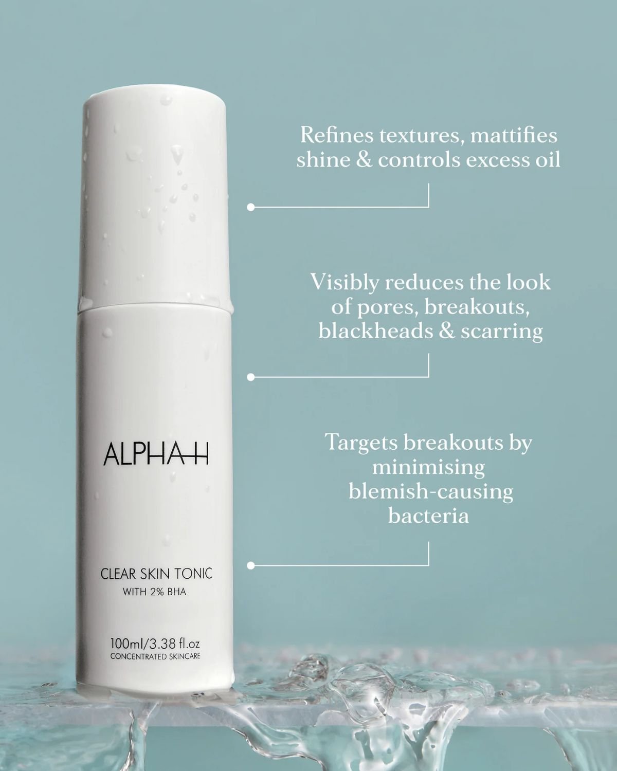 Alpha - H - Alpha - H Clear Skin Tonic 100ml - The Beauty Shop - 9336328014650