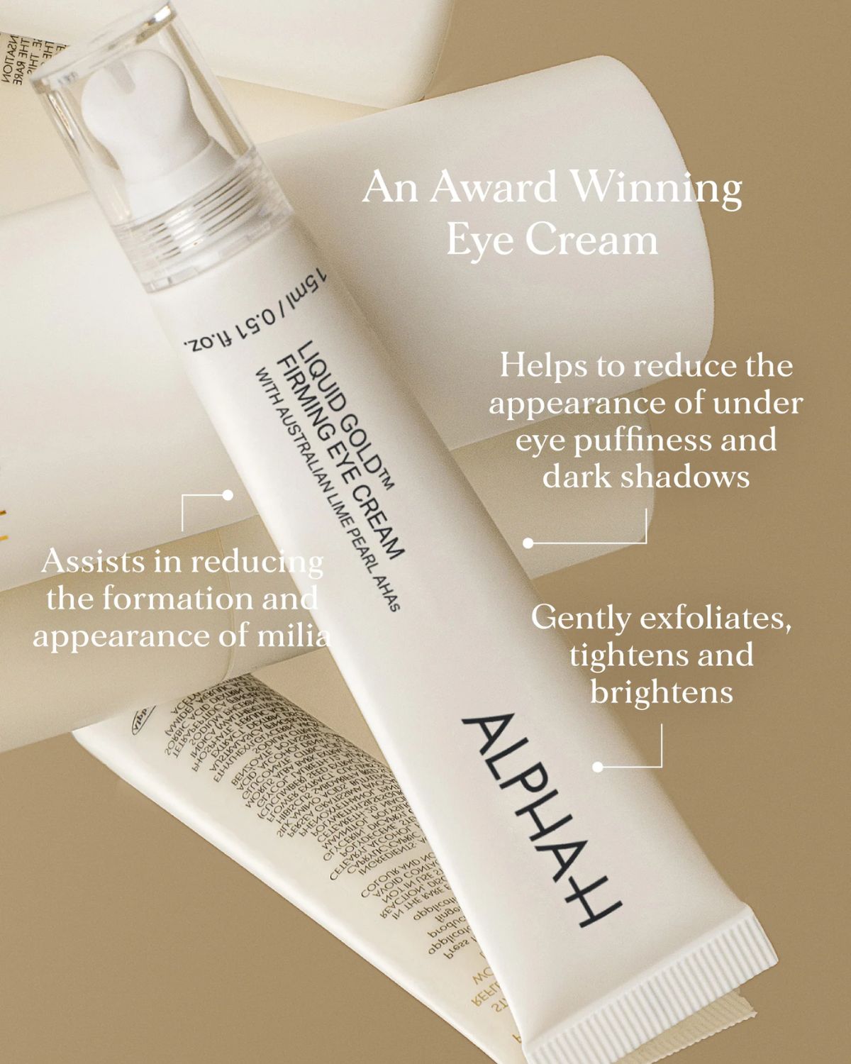 Alpha - H - Alpha - H Liquid Gold Firming Eye Cream 15ml - The Beauty Shop - 9336328013462