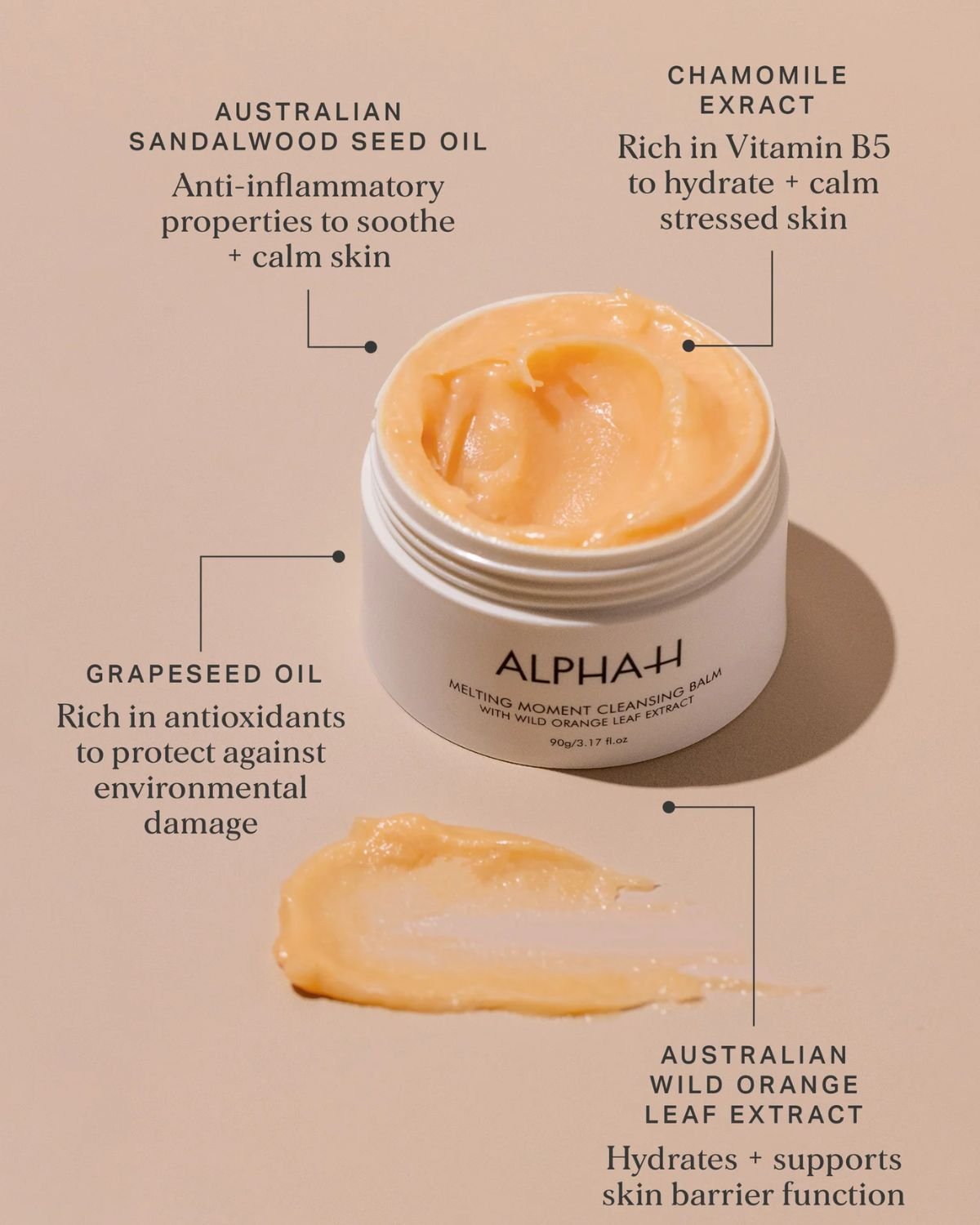 Alpha - H - Alpha - H Melting Moment Cleansing Balm 90g - The Beauty Shop - 9336328018337