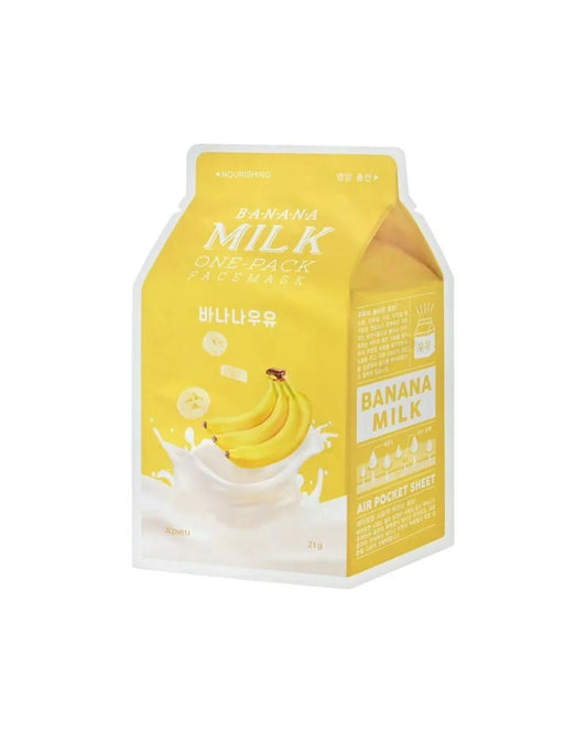 A'PIEU - Milk Sheet Mask One Pack 1pc - Strawberry Milk - The Beauty Shop - 8809747939855