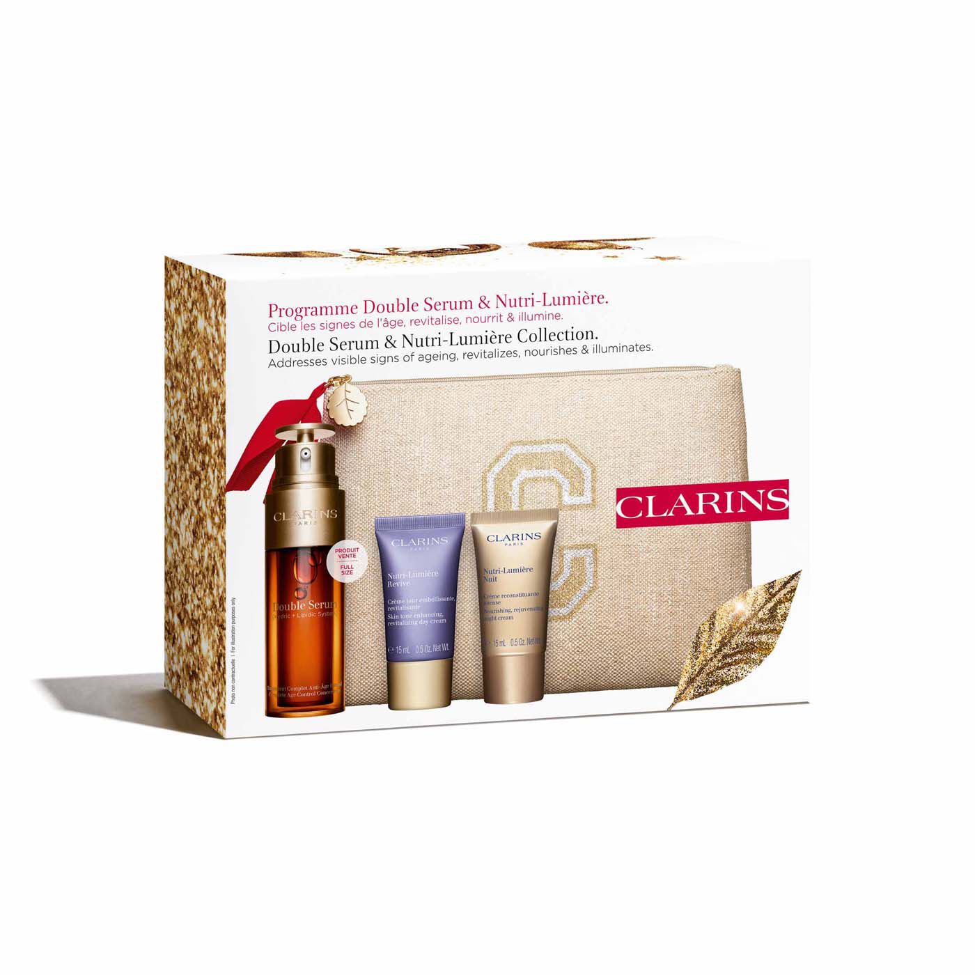 Clarins - Double Serum and Nutri - Lumiere Collection Set - The Beauty Shop - 3666057210051