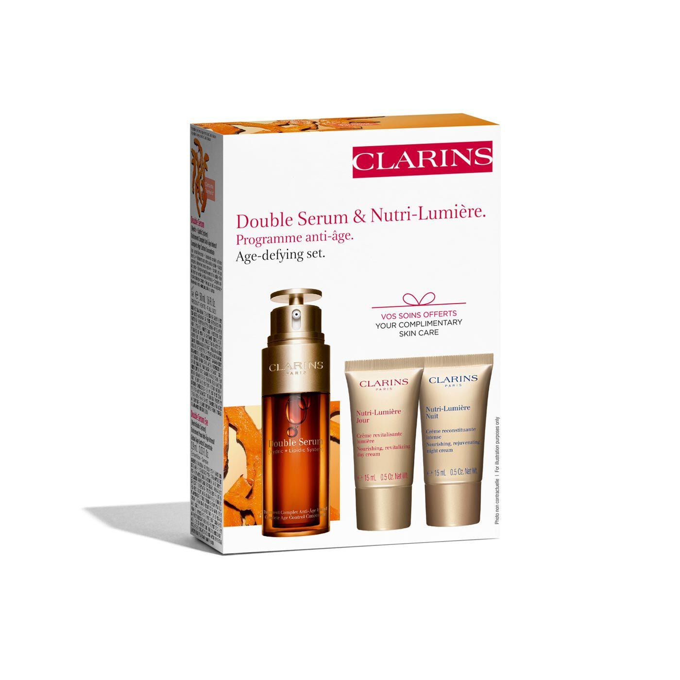 Clarins - Double Serum and Nutri - Lumière Gift Set - The Beauty Shop - 3666057143625