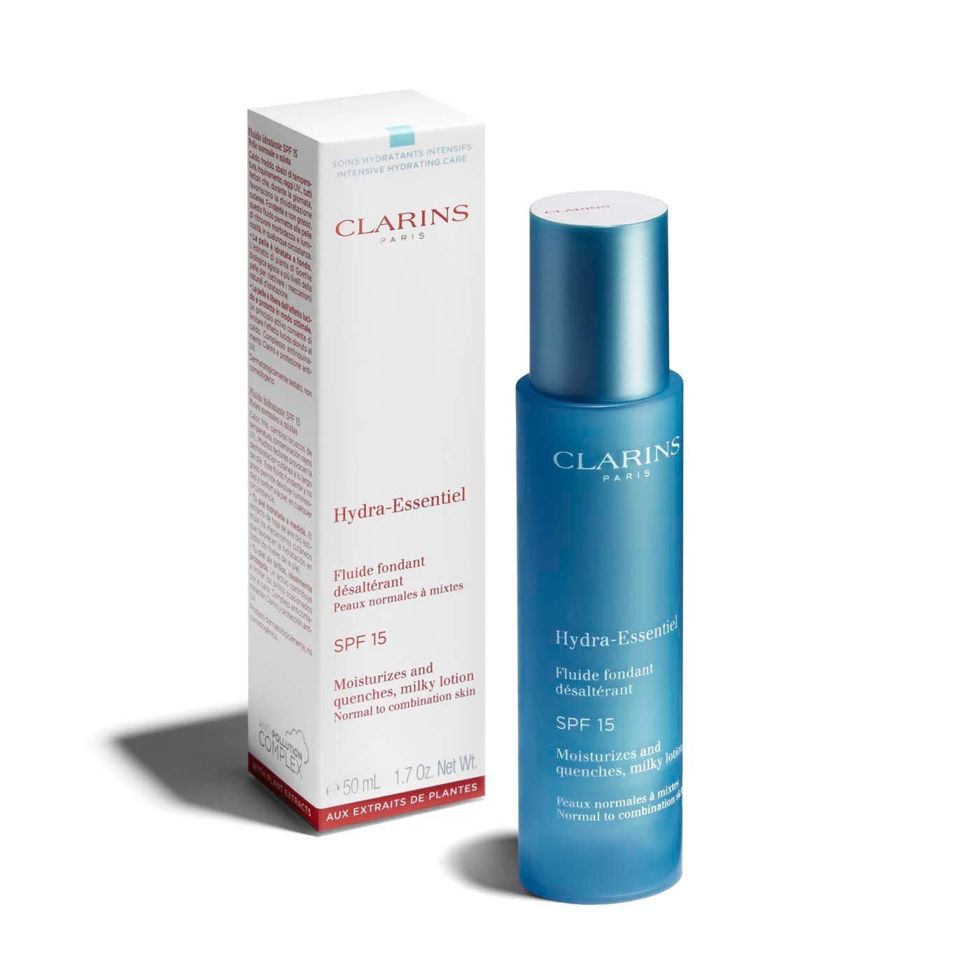 Clarins - Hydra - Essentiel Milky Lotion SPF15+ - Normal to Combination Skin - The Beauty Shop - 3380810109023