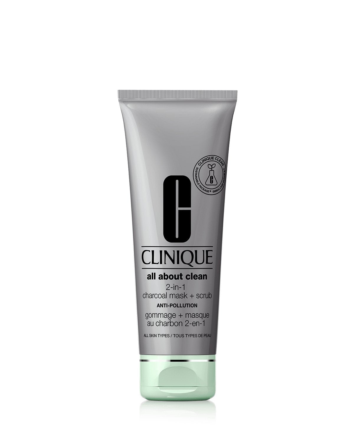 Clinique - All About Clean 2 - in - 1 Charcoal Mask + Scrub - The Beauty Shop - 192333088999