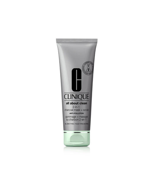 Clinique - All About Clean 2 - in - 1 Charcoal Mask + Scrub - The Beauty Shop - 192333088999