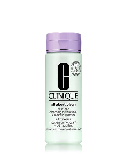 Clinique - All - in - One Cleansing Micellar Milk + Makeup Remover - 1 & 2 Very Dry to Dry, Dry Combination - The Beauty Shop - 192333013328