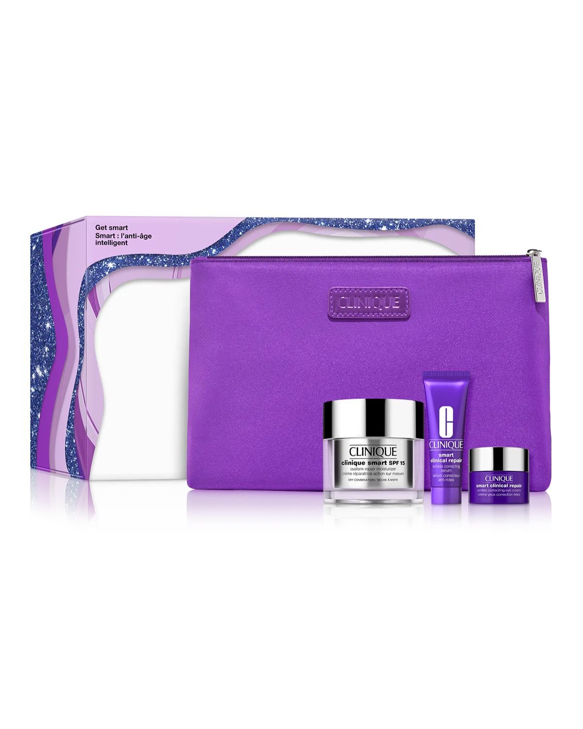 Clinique - Get Smart: Anti - Ageing Moisturiser Skincare Gift Set - The Beauty Shop - 192333180587