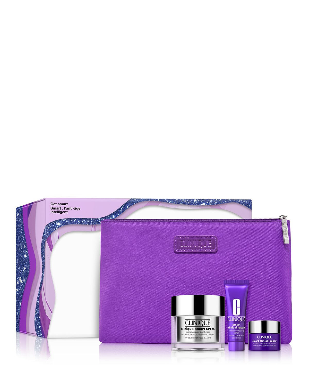 Clinique - Get Smart: Anti - Ageing Moisturiser Skincare Gift Set - The Beauty Shop - 192333180587