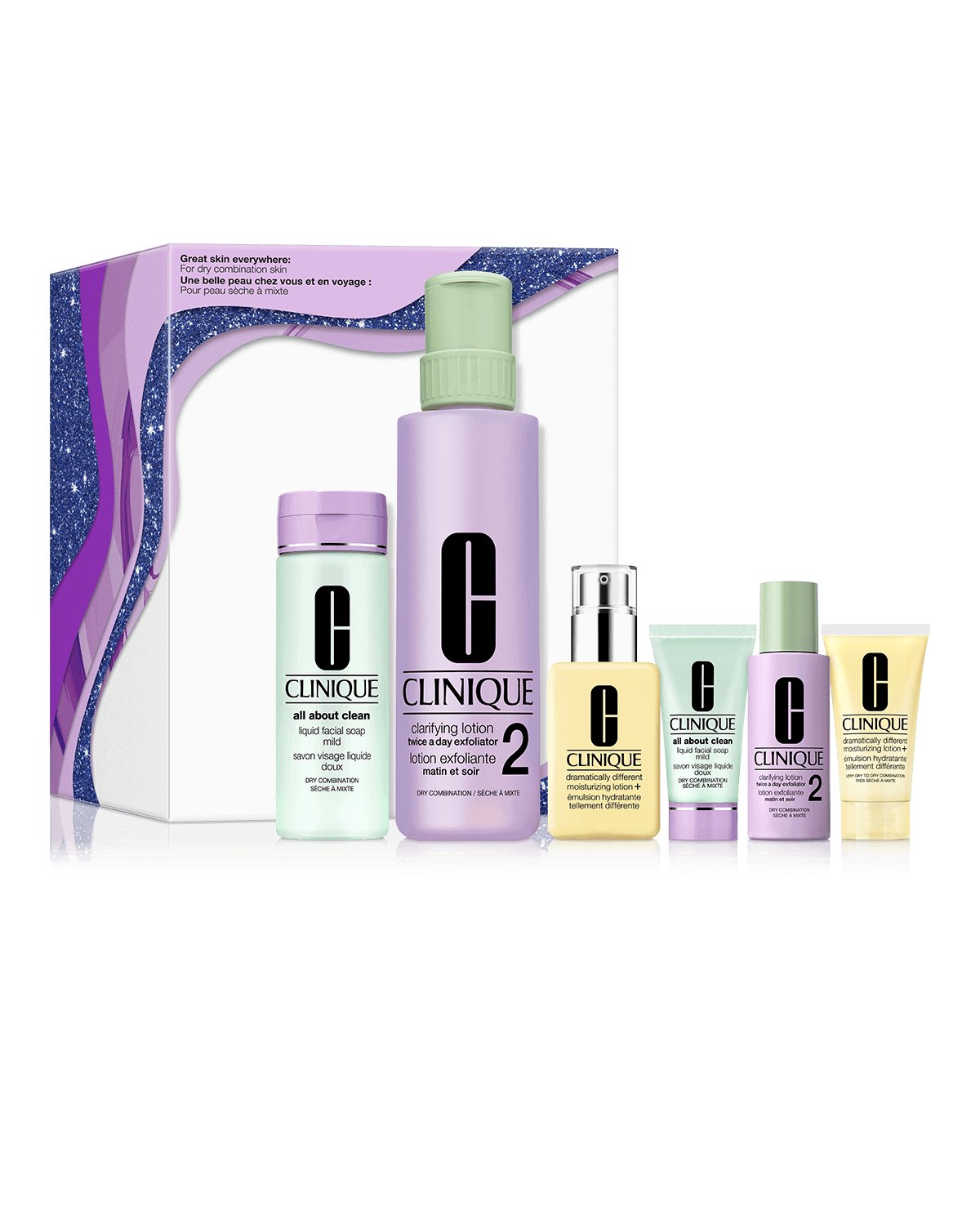 Clinique - Great Skin Everywhere 3 - Step Skincare Set For Dry Skin - The Beauty Shop - 192333180181