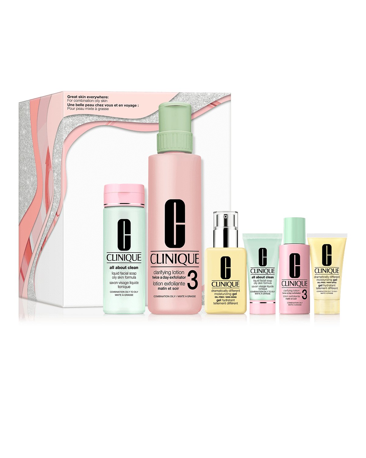 Clinique - Great Skin Everywhere 3 - Step Skincare Set For Oily Skin - The Beauty Shop - 192333180198