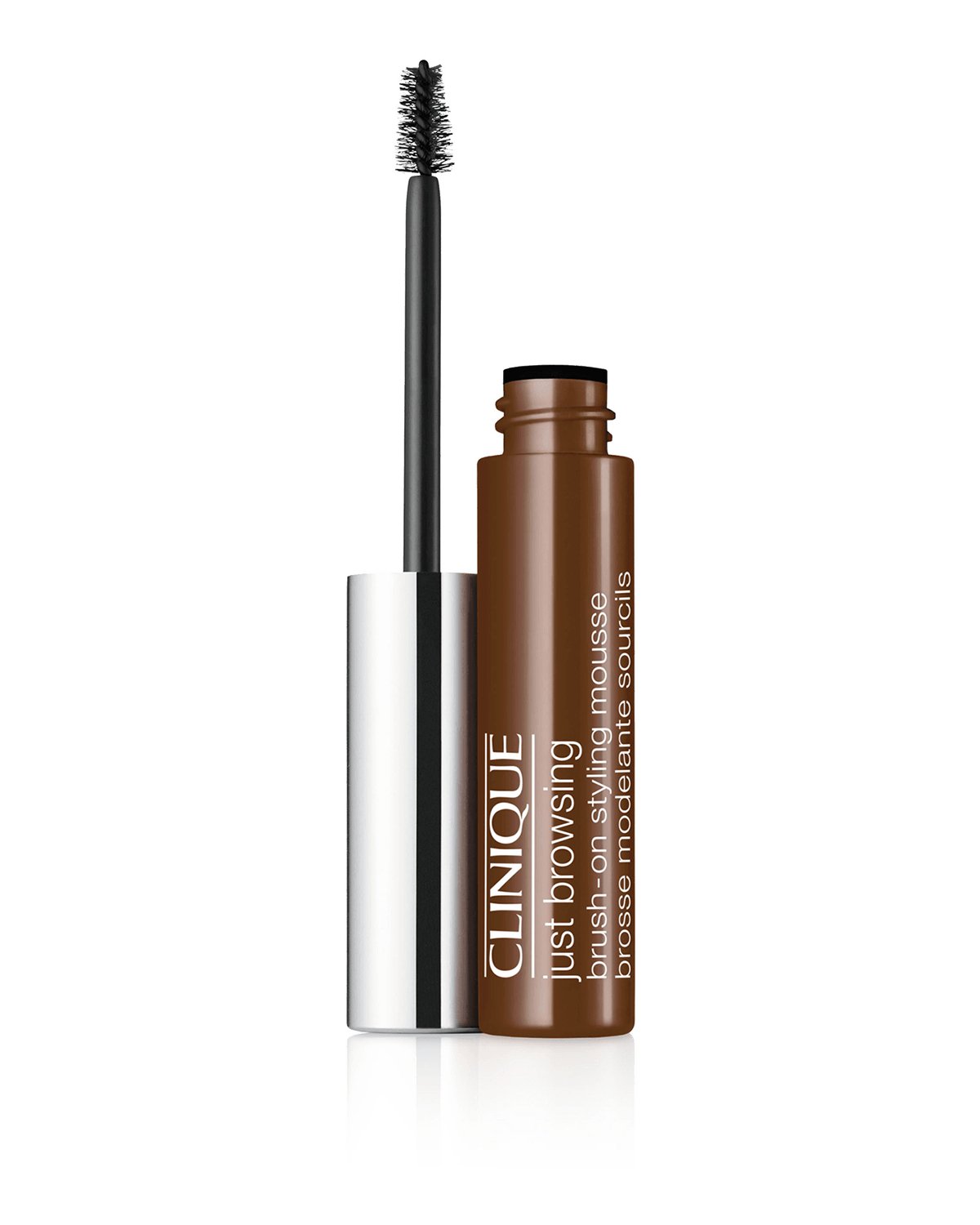 Clinique - Just Browsing Brush - On Styling Mousse - Deep Brown - The Beauty Shop - 020714755898