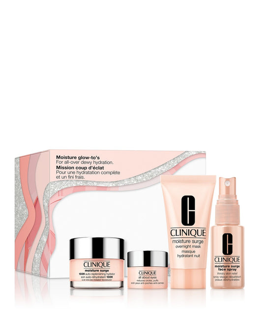 Clinique - Moisture Surge Glow To's: Hydrating Skincare Gift Set - The Beauty Shop - 192333178744