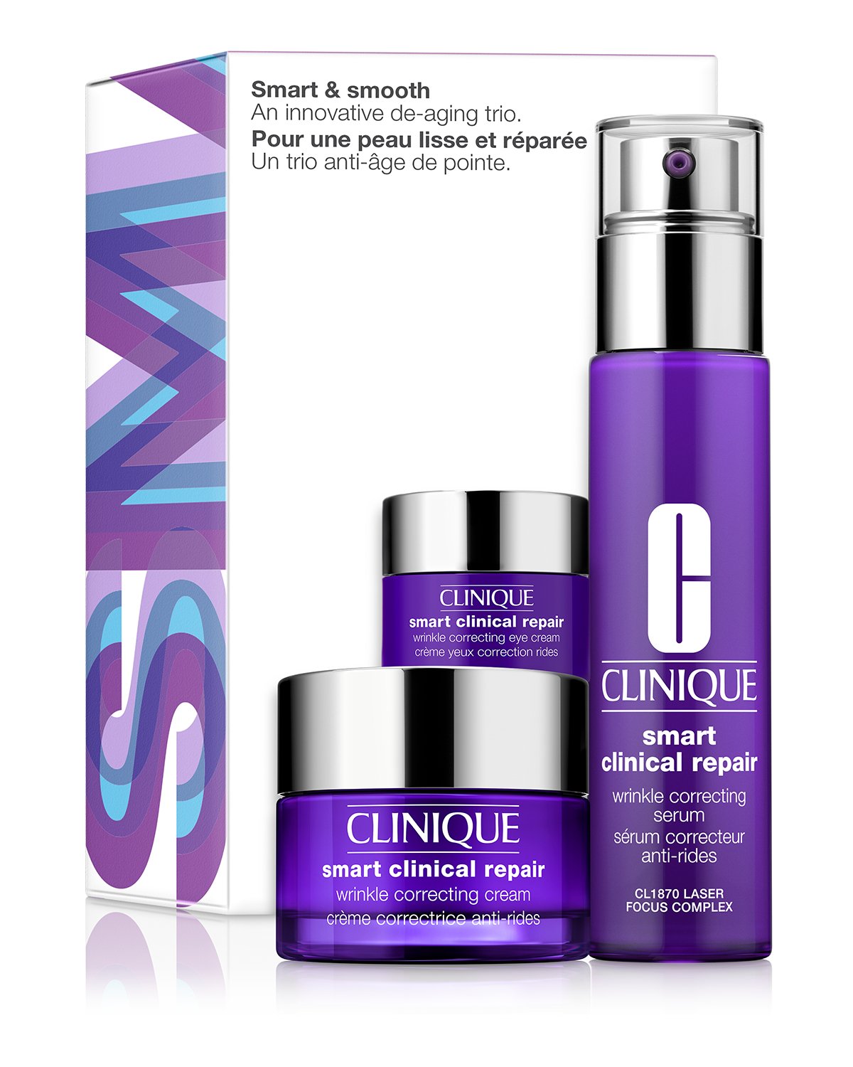 Clinique - Smart & Smooth Anti - Aging Skincare Set - The Beauty Shop - 192333152447