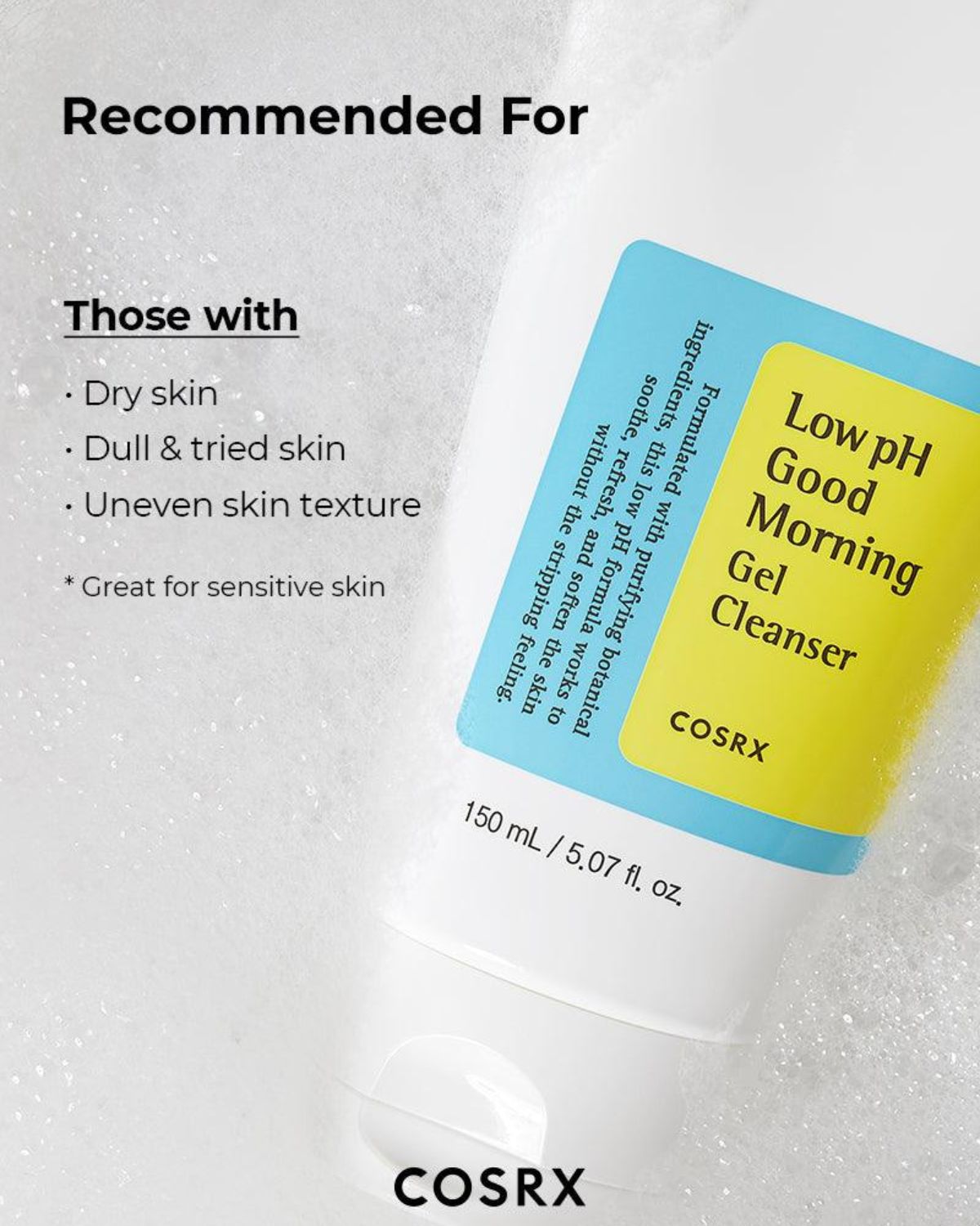 COSRX - COSRX Low - pH Good Morning Gel Cleanser 150ml - The Beauty Shop - 8809416470511