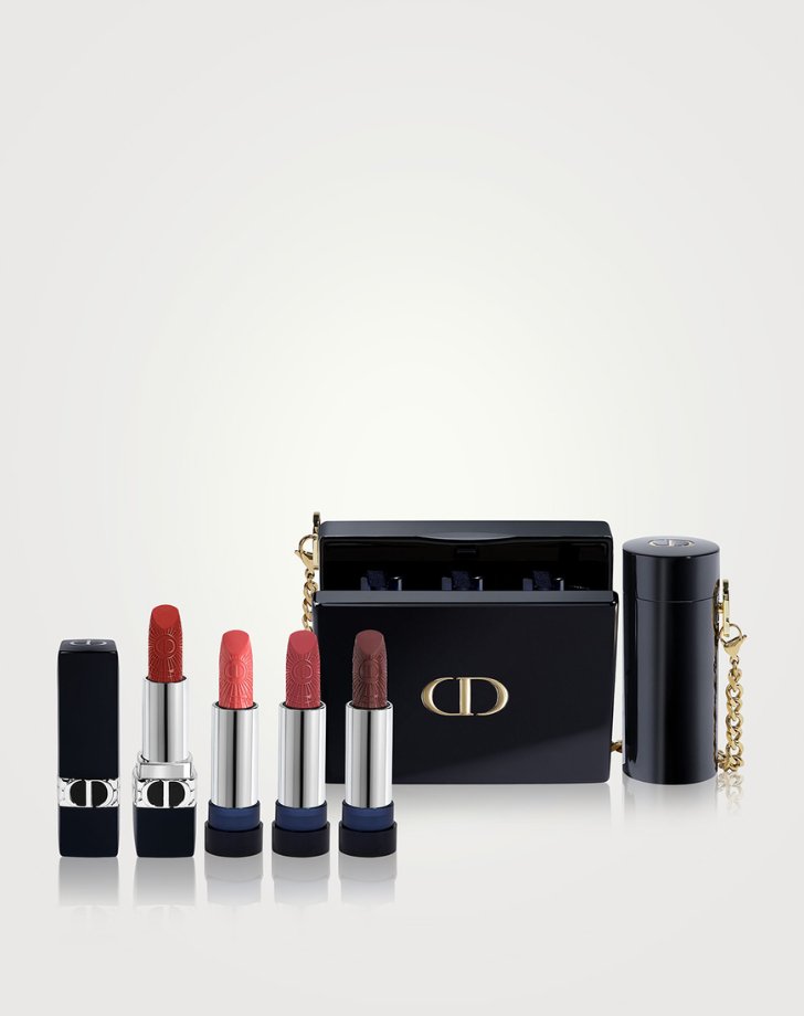 Dior - Rouge Dior Minaudière Clutch and Lipstick Set - Limited Edition - The Beauty Shop - 3348901634342