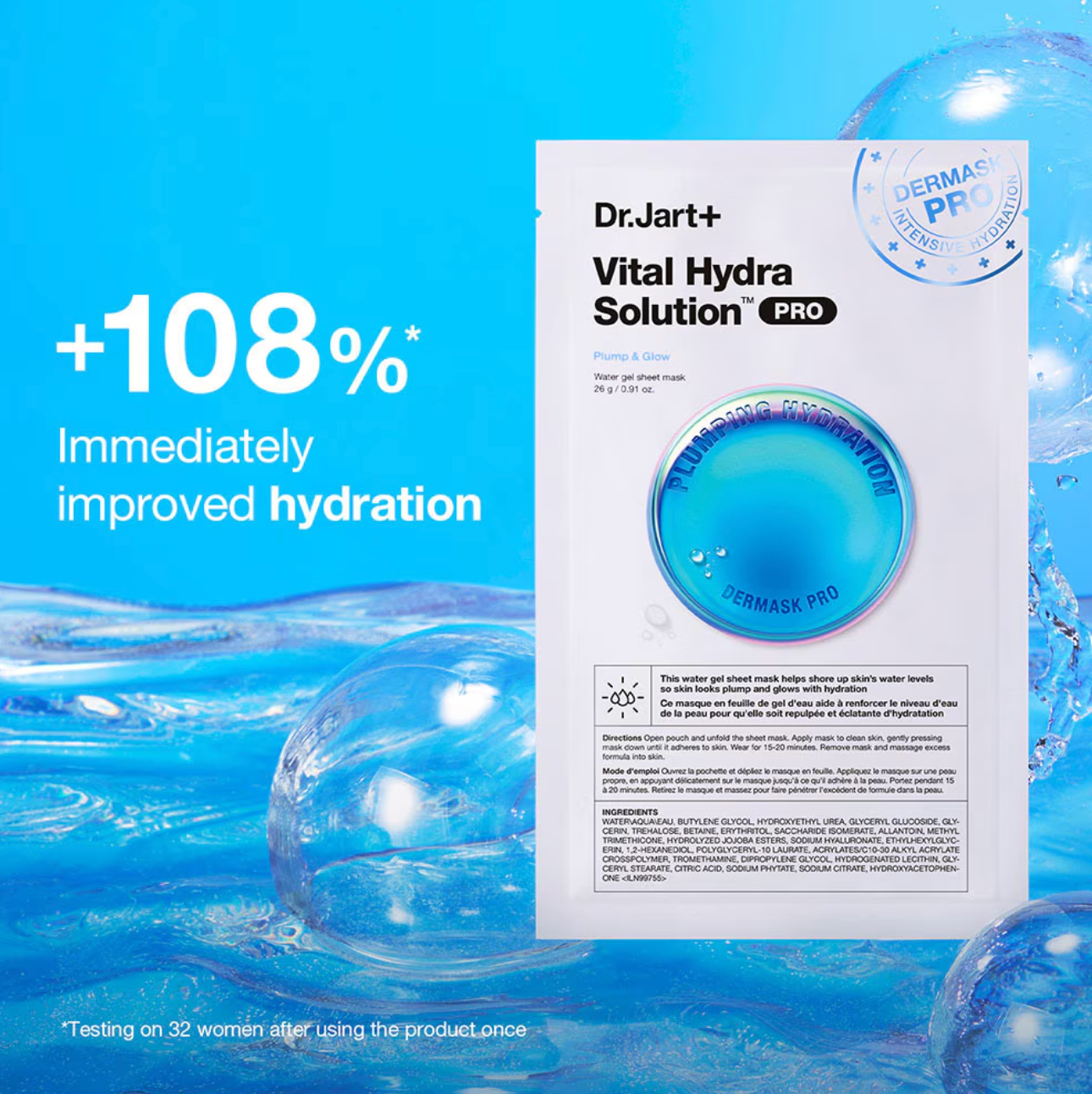 Dr. Jart+ Dermask Water Jet Vital Hydra Solution Mask