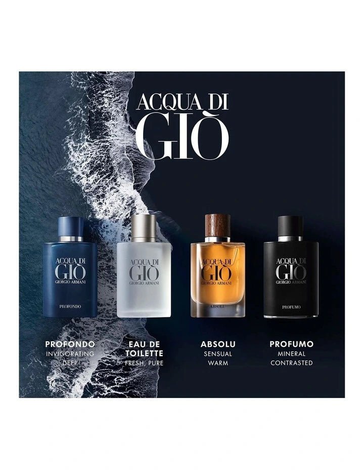 Giorgio Armani - Acqua Di Gio Absolu EDP - 75ml - The Beauty Shop - 3614271992901