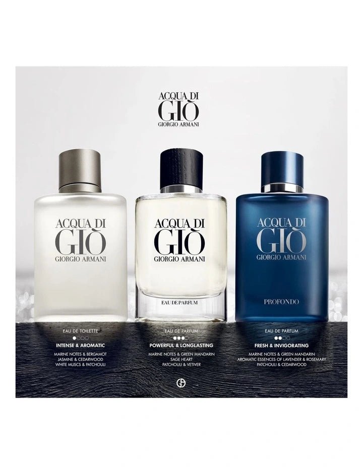 Giorgio Armani - Acqua Di Gio Eau De Parfum - 40ml - The Beauty Shop - 3614273662499