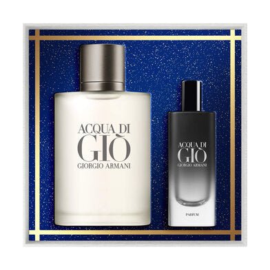 Giorgio Armani - Acqua Di Giò Eau De Toilette 100ml & Acqua Di Giò Parfum 15ml Holiday Gift Set - The Beauty Shop - 3614274110029