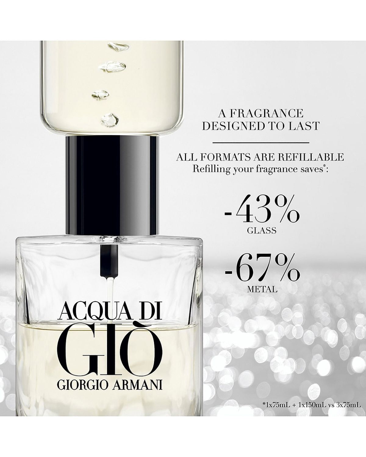 Giorgio Armani - Acqua Di Gio EDP Refill 150ml - The Beauty Shop - 3614273662413