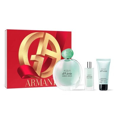 Giorgio Armani - ACQUA DI GIOIA EAU DE PARFUM 100ML & BODY LOTION HOLIDAY GIFT SET - The Beauty Shop - 3614274109733