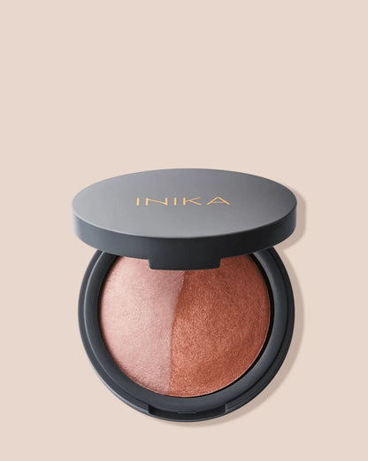 Inika - INIKA Baked Blush Duo - Pink Tickle - The Beauty Shop - 9553527049799