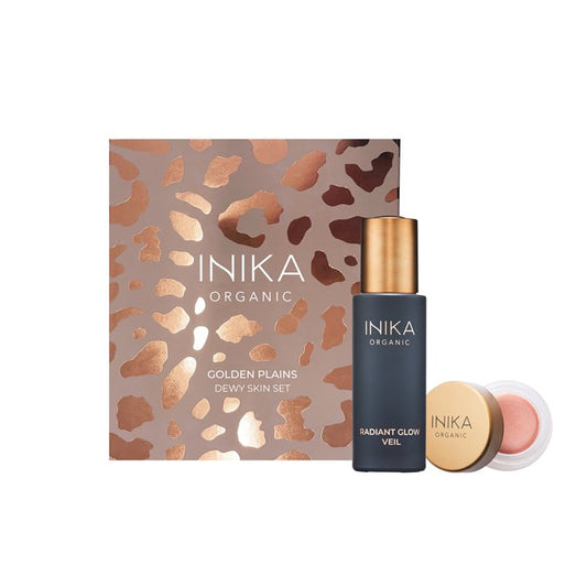 Inika - INIKA Golden Plains Dewy Skin Set Xmas 23 - The Beauty Shop - 9553527056759