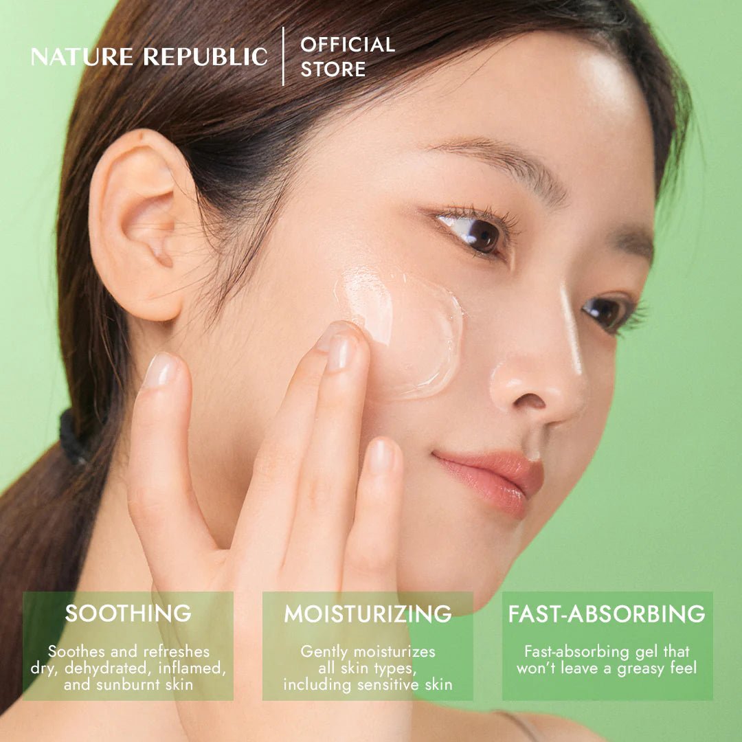 Nature Republic - Nature Republic Soothing & Moisture Aloe Vera 92% Soothing Gel 300ml - The Beauty Shop - 8806173420377