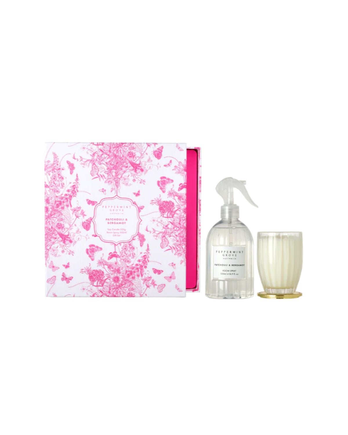 Peppermint Grove - Patchouli & Bergamot Gift Set Mothers Day 2024 - The Beauty Shop - 9349228006755