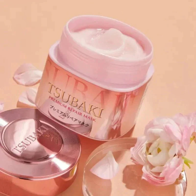 Tsubaki Premium Repair Hair Mask Pink Camellia 180g