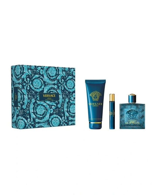 Versace - Versace Eros Gift Set 100ml EDT Fathers Day 2024 - The Beauty Shop - 8011003879403