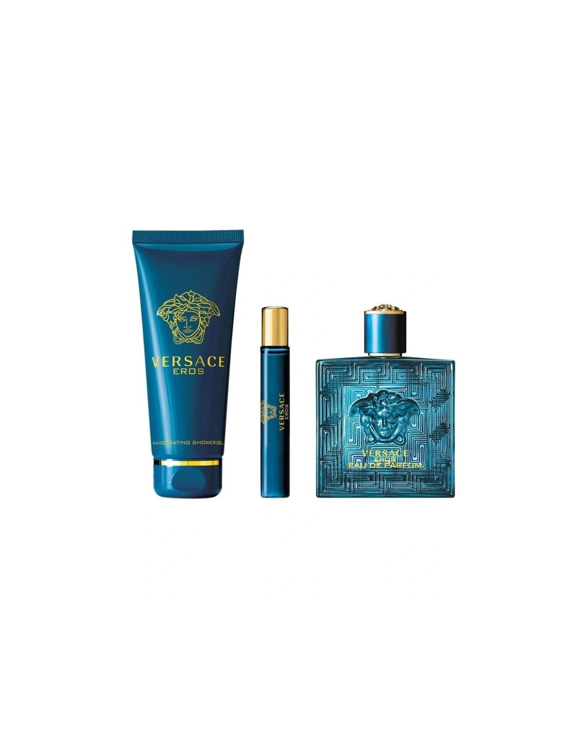 Versace - Versace Eros Gift Set 100ml + Shower Gel EDT Fathers Day 2024 - The Beauty Shop - 8011003813865